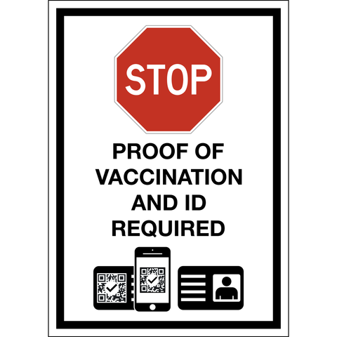 Proof of Vaccination and ID