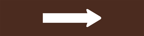 Arrows - Directional Pipe Marker - Combustible