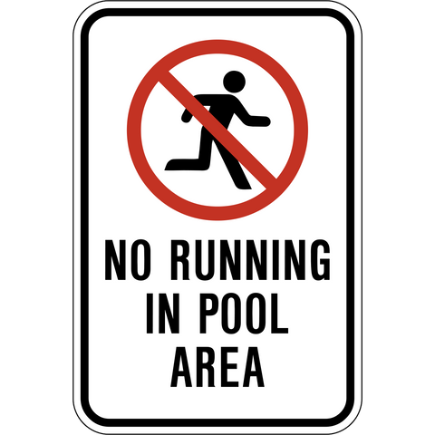 No Running By Pool