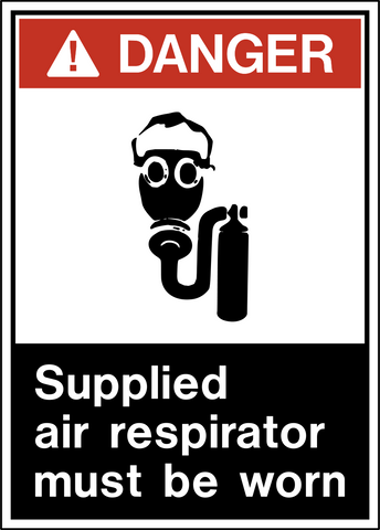 Danger - Breathing Protection