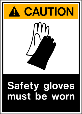 Caution - Hand Protection