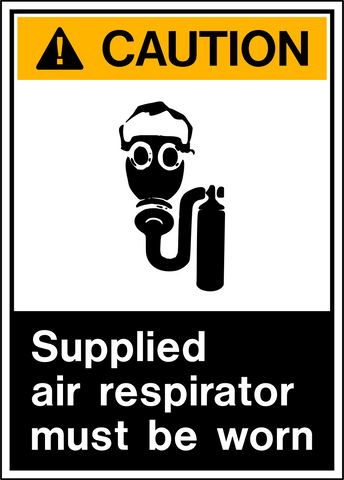 Caution - Breathing Protection