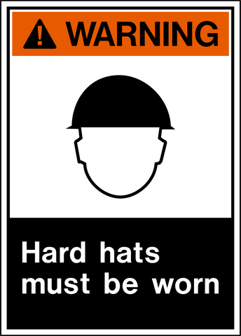 Warning - Head Protection