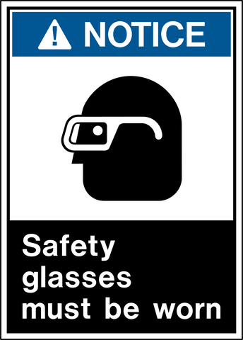 Notice - Eye Protection