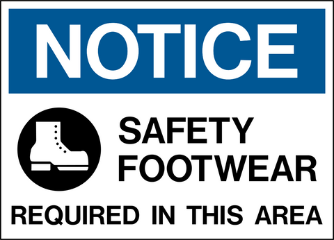 Notice - Foot Protection