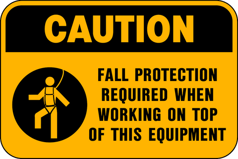 Caution - Fall Protection