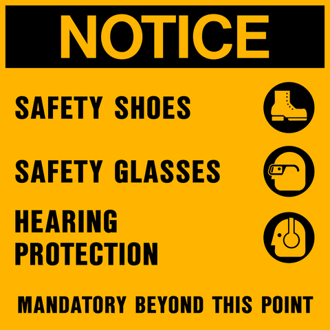 Notice - PPE Mandatory