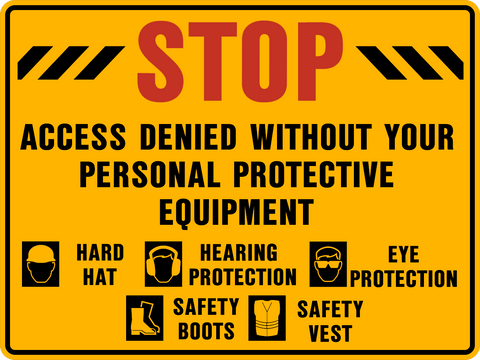 Site Safety PPE-P – Western Safety Sign