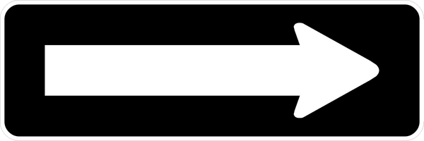 One Way Arrow Regulatory Traffic Sign | Western Safety Sign