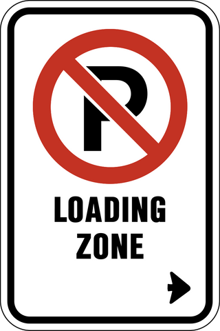 No Parking Loading Zone