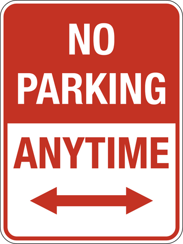 No Parking Anytime