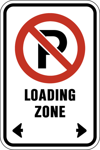 No Parking Loading Zone
