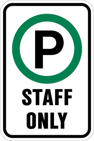 Parking - Staff Only
