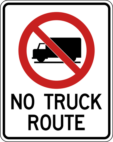 No Truck Route