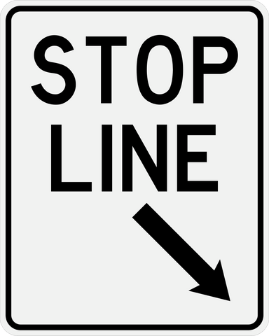 RC-4 L - Stop Line left lane