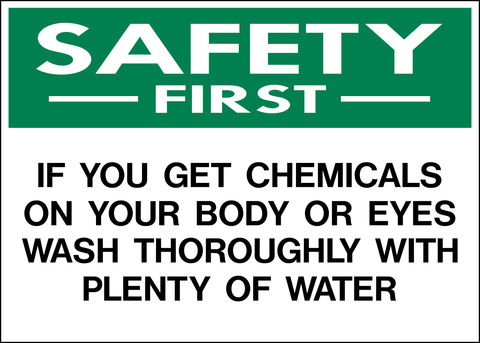 Safety First - Chemical Warning