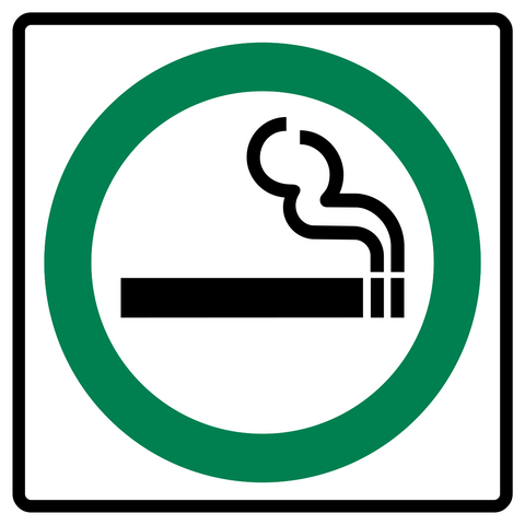 Designated Smoking symbol