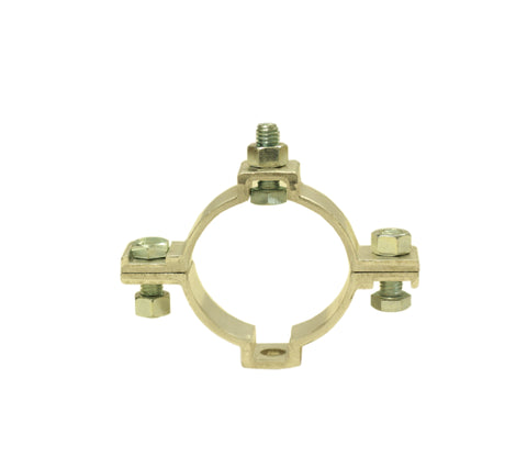 Fort Garry Clamp Sign Mounting Hardware is a specialized sign mounting bracket made of metal for mounting signs to 2" round posts.