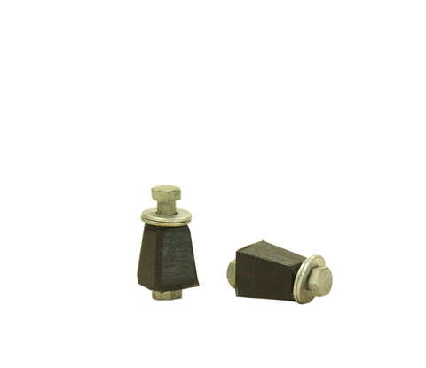 U-Flange Post Sign Mounting Hardware is durable sign mounting hardware for mounting one sign to a u-flange post, and is sold as a set of 2.