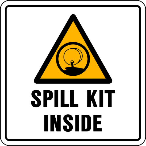 Spill Kit Inside | Western Safety Sign
