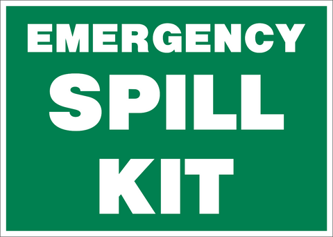 Spill Kit Signage | Western Safety Sign