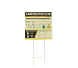 H-Wire Step Stake Sign Stand