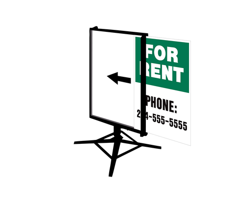 Spinner Sign Frame Wind-Spinner Sign Stand | Western Safety Sign