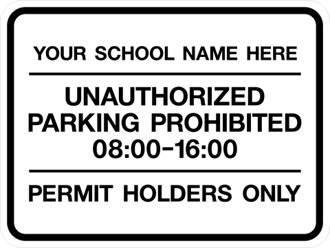 Unauthorized Parking Prohibitied