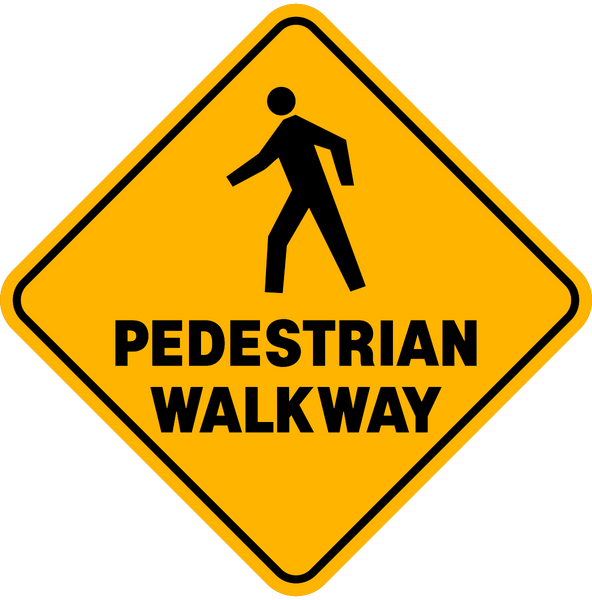 Pedestrian Walkway Sign | Western Safety Sign