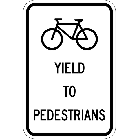 Bike Yield to Pedestrians
