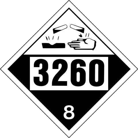Class 8 - Corrosive - Corrosive Solid UN#3260