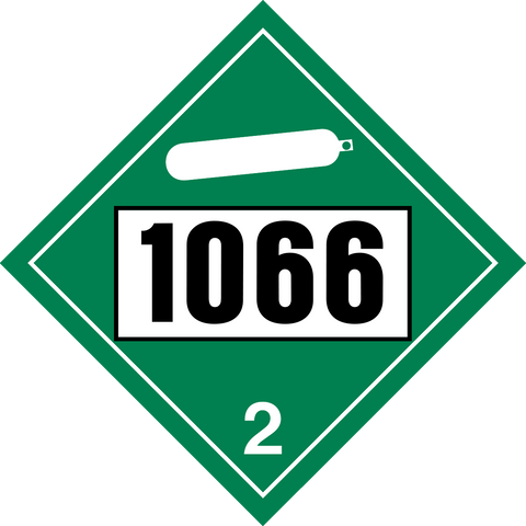 Class 2 - Non-Flammable Non-Toxic Gases - Nitrogen UN#1066