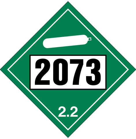 Class 2 - Non-Flammable Non-Toxic Gases - Ammonia Solution, UN#2073