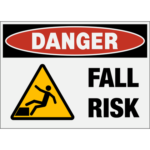 Danger - Fall Risk