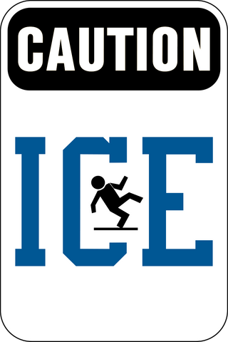 Caution - Ice
