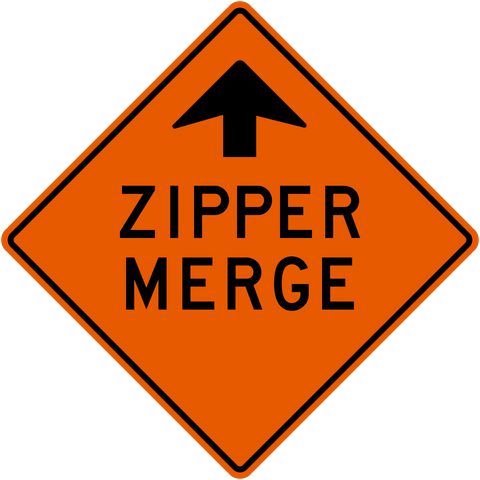 Zipper Merge Ahead