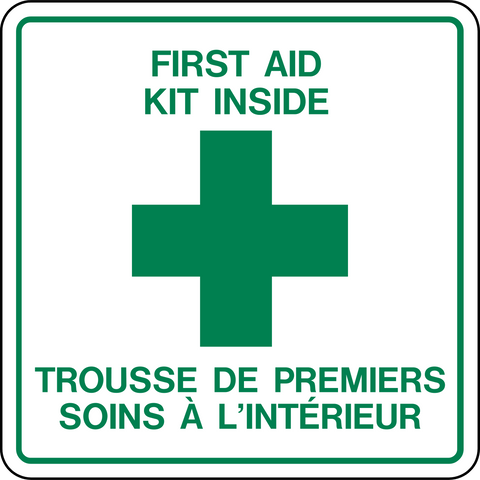 First Aid Kit Inside Bilingual