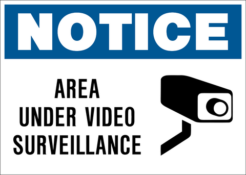 Area Under Video Surveillance