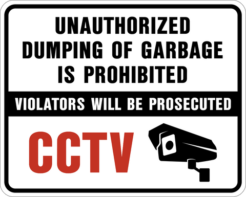No Unauthorized Dumping
