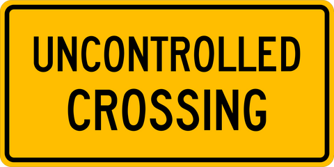 WA-18 T Uncontrolled Crossing