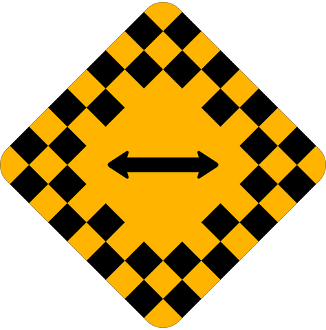 WA-8 B Checkerboard double arrow