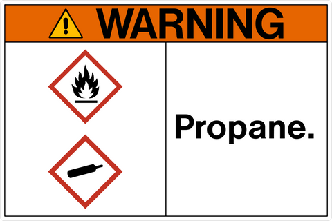 Warning - Propane