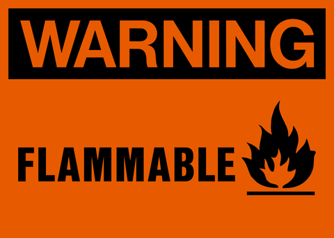 Flammable Warning Sign