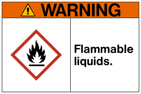 Warning - Flammable Liquids
