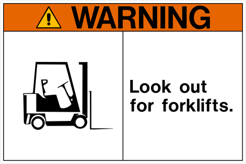 Warning - Forklifts