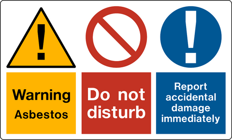 Asbestos Do Not Disturb Warning Sign
