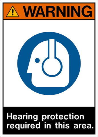 Warning - Ear Protection