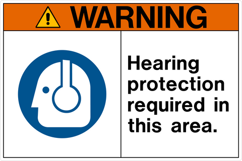 Warning - Ear Protection