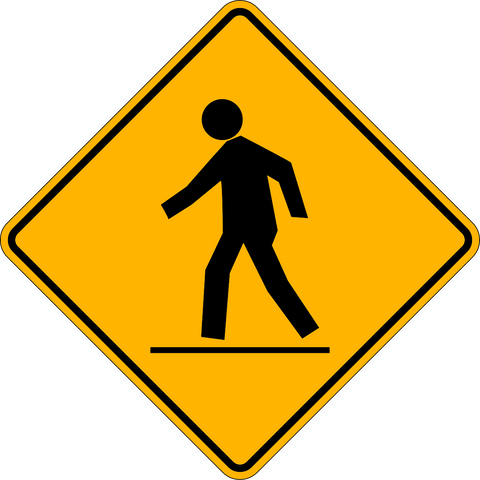 WC-2 R - Pedestrian Crossing right of traffic